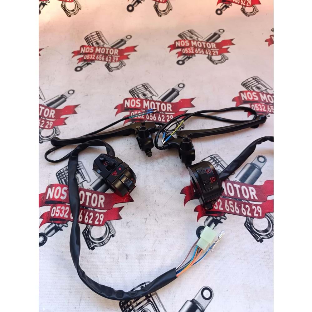 CG KUMANDA + LEVYE TAKIMI SİYAH SAĞ SOL SET