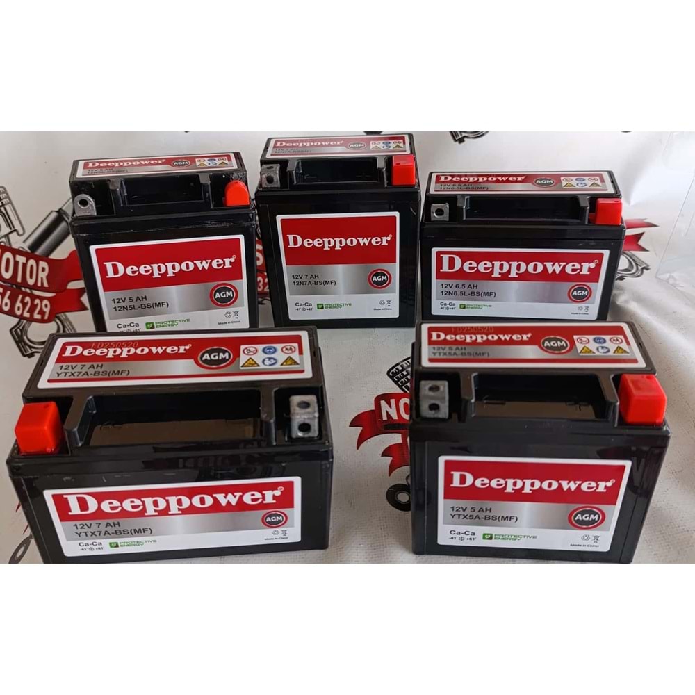 YTX7A-BS DEEPPOWER AKÜ YATAY