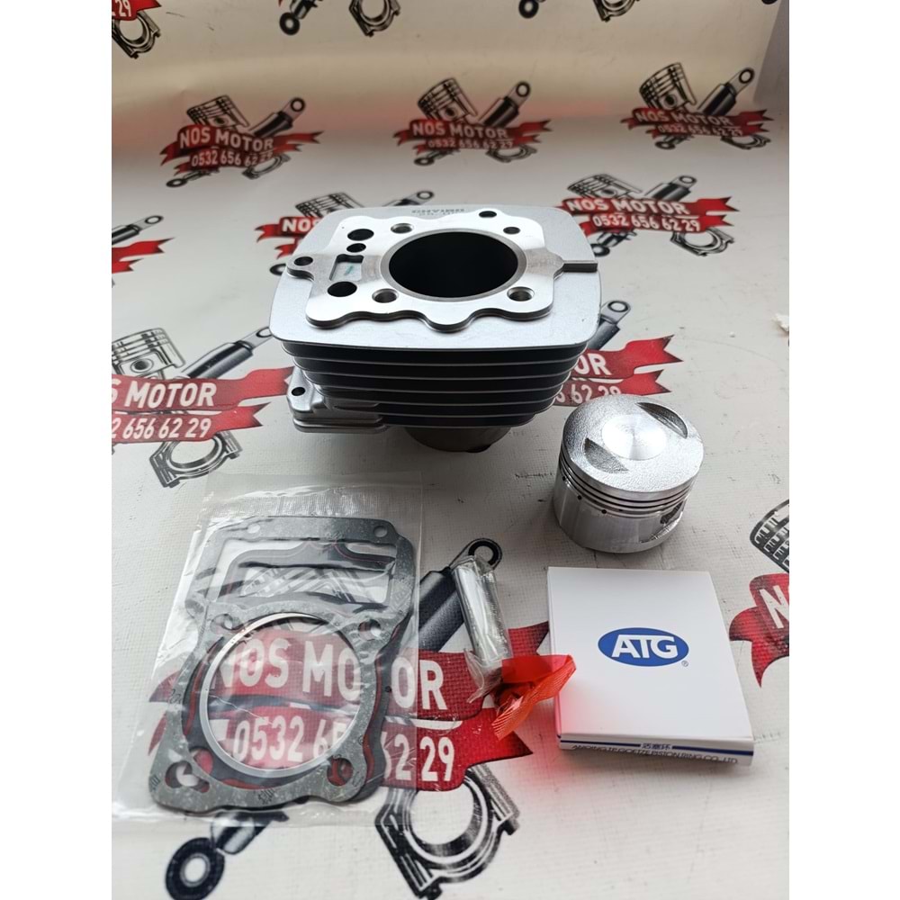 CG SİLİNDİR PİSTON 125cc 15p ATG SEKMAN CHIYBO