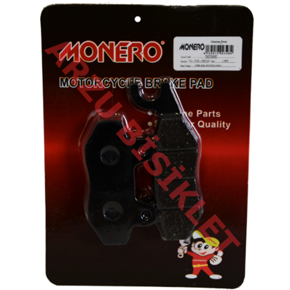 ÖN DİSK BALATA 6,30mm KALIN MONERO CG