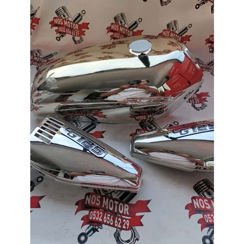 BENZİN DEPOSU VE YAN KAPAKLAR [NİKEL] [TAKIM] CG