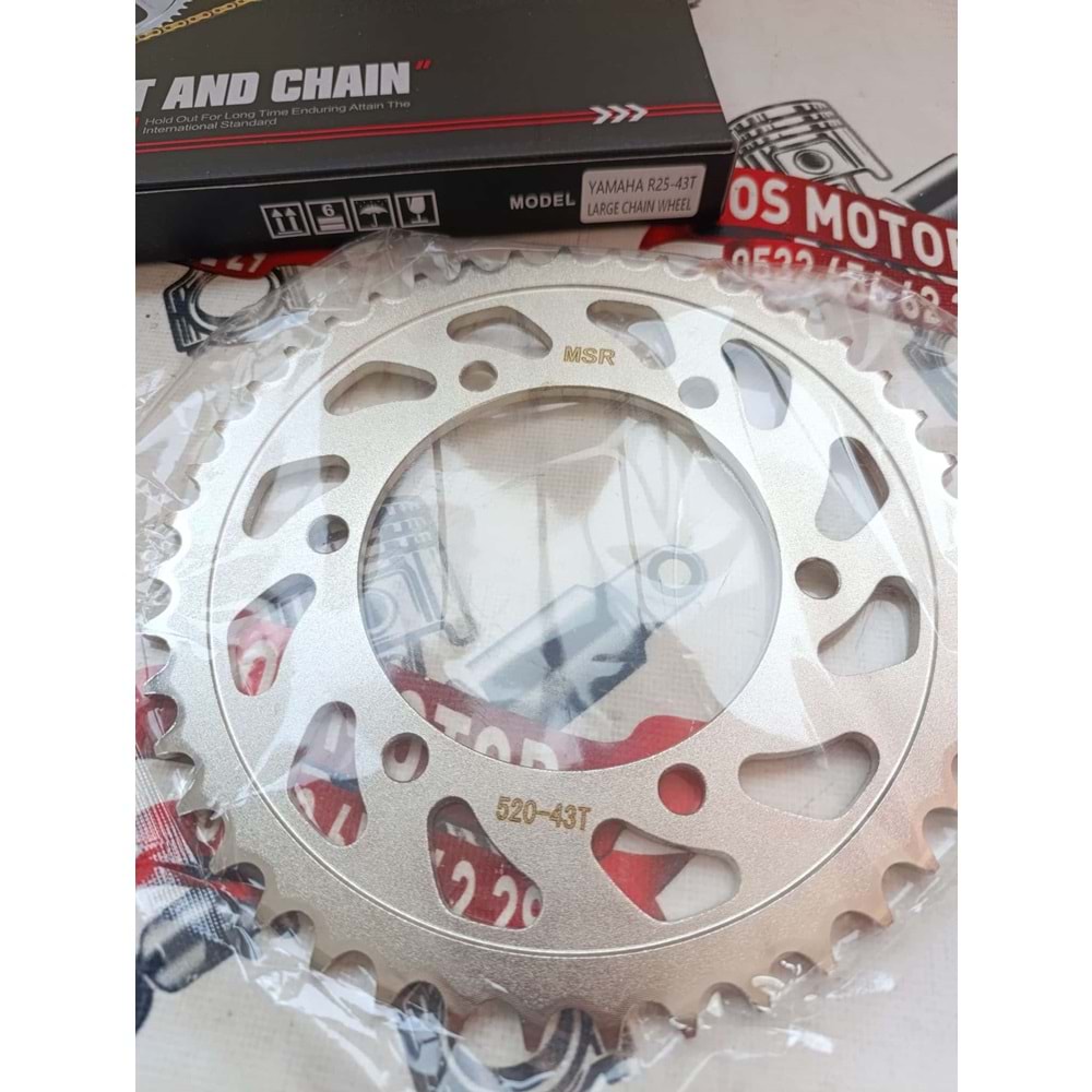 YAMAHA R25 ARKA DİŞLİ 43T