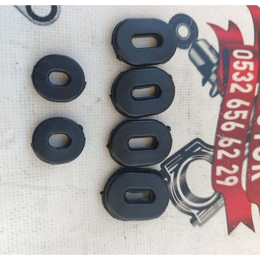 CG YAN KAPAK LASTİKLERİ 6 LI SET