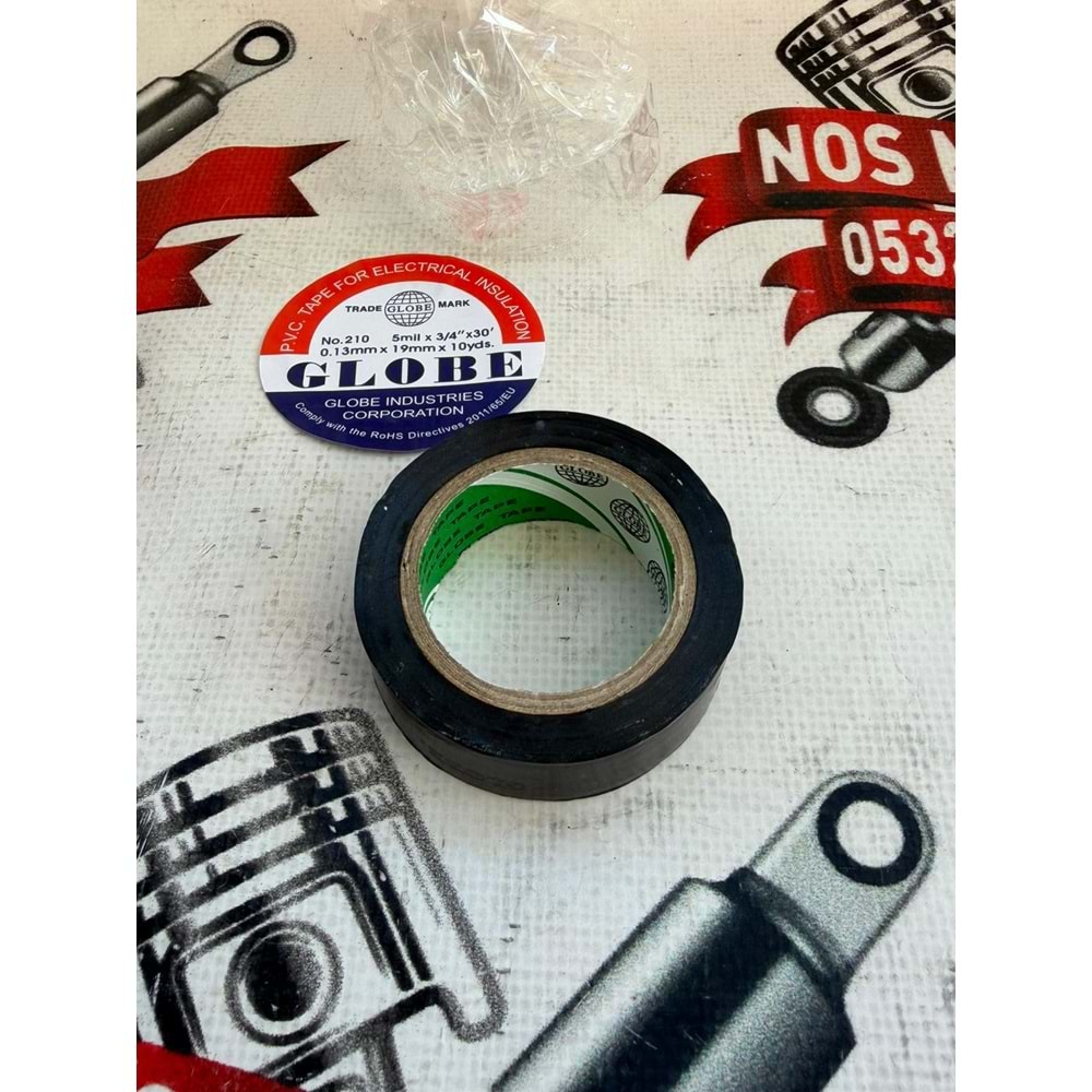 SİYAH BANT GLOBE MARKA KABLO BAĞLAMAK