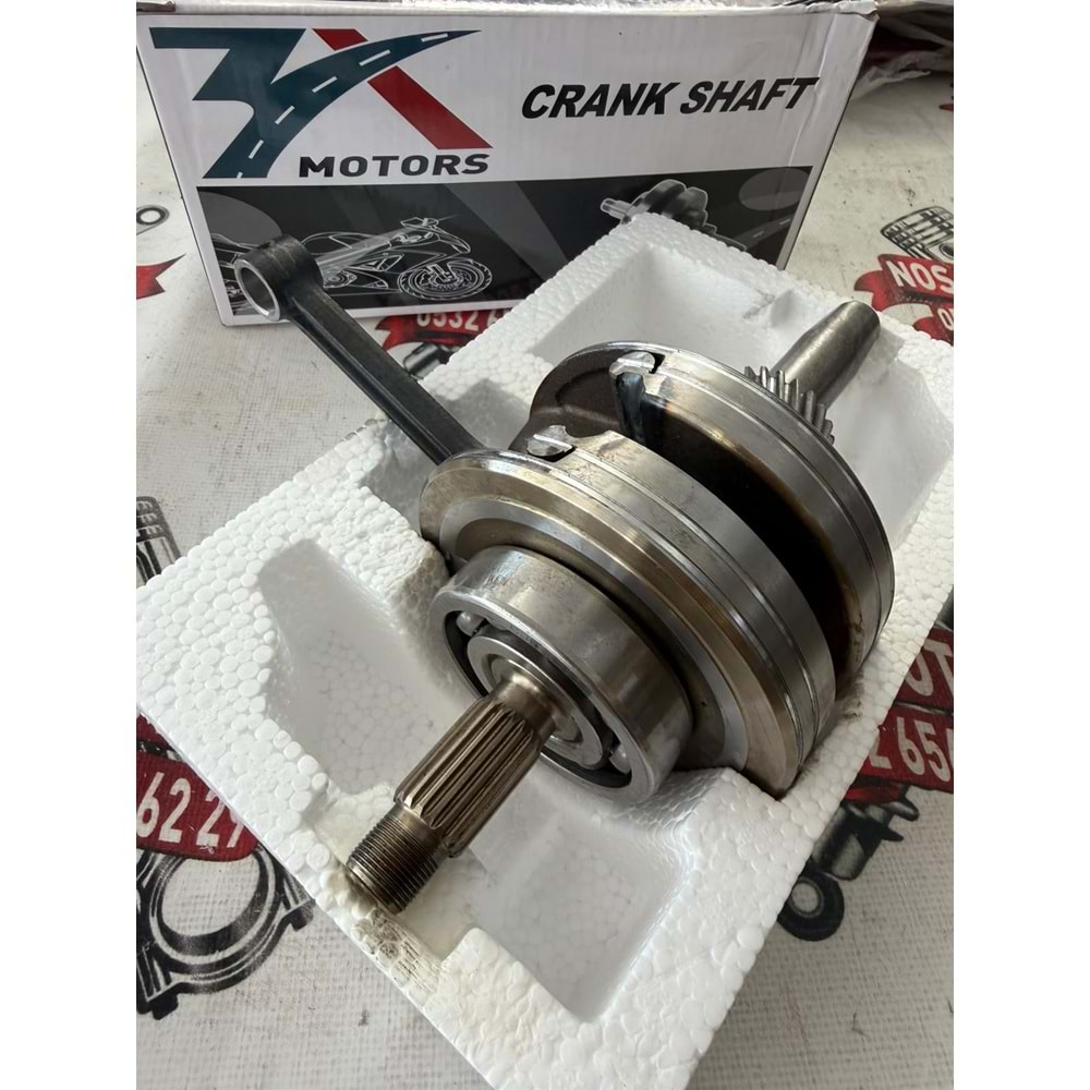 Krank 26 SARI ÇİÇEK ful TORNALI 3x 107mm AĞIRLIK ÇİZĞİ KAYNAK VS