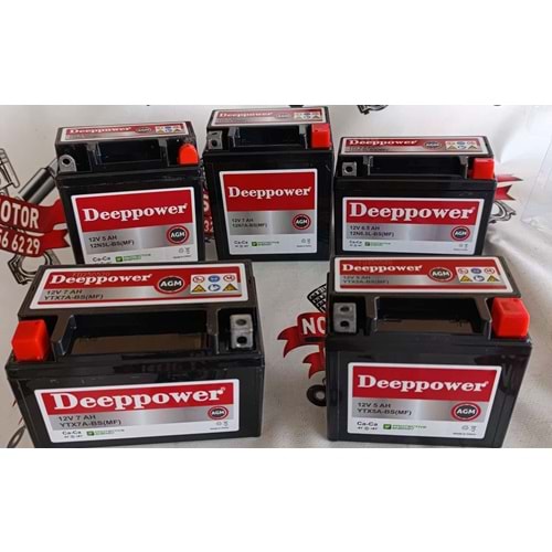 YTX7A-BS DEEPPOWER AKÜ YATAY