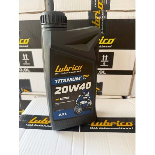 YAĞ LUBRİCO 20-40 TİTANIUM 0,90 LT