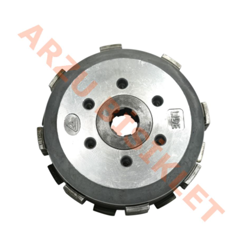 DEBRİYAJ GÖBEK KOMPLE 6 YILDIZ [7 BALATALI] [LIDE] [BÜYÜK BİLYA] CG200-250