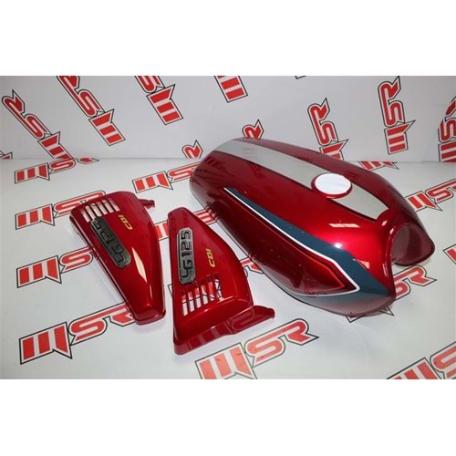 CG DEPO YAN KAPAK SET KIRMIZI ŞERİTLİ MSR