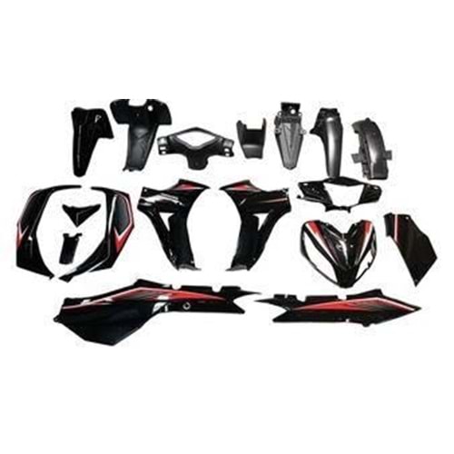 KAPORTA SET SİYAH KUBA EGE - CUP