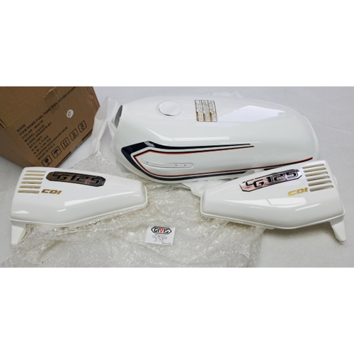 CG BENZİN DEPO KESİK + YAN KAPAK SET BEYAZ