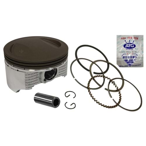 PİSTON SET KISA ÇİFT SEGMAN 65.50MM 15P CG