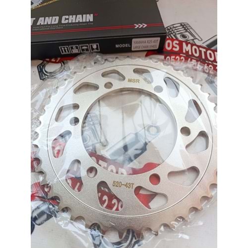 YAMAHA R25 ARKA DİŞLİ 43T