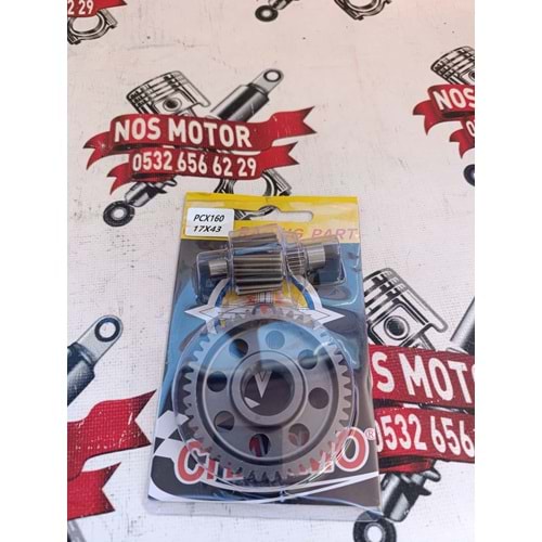 HONDA PCX 125 2021- 2024 MODİFİYE DİŞLİ SETİ 17T 43 T TAIWAN