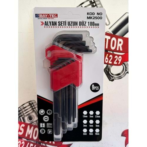 ALYAN SET DÜZ 9 LU UZUN BAYTEC MARKA