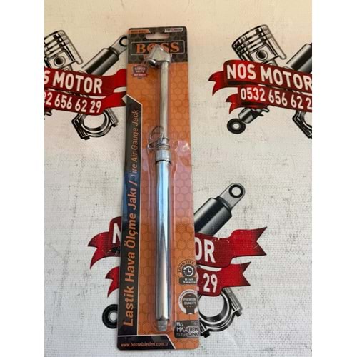 LASTİK HAVA DERECE ÖLÇER TAKIMI BOSS MARKA