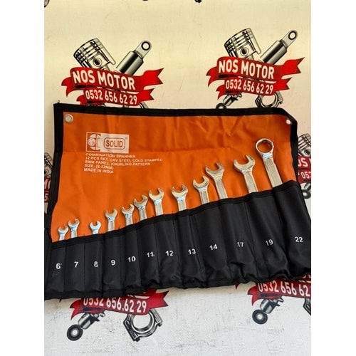 12 PARÇA ANAHTAR DÜZ YILDIZ SET