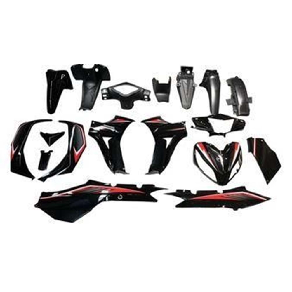KAPORTA SET SİYAH KUBA EGE - CUP